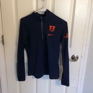 Nike Running Quarter Zip... with illini logo